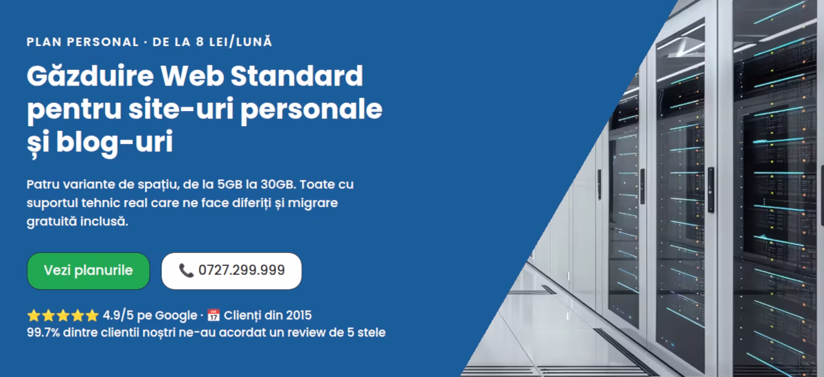 găzduire web Standard