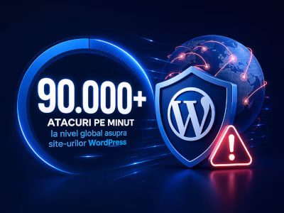 90.000+
Atacuri pe minut la nivel global asupra site-urilor WordPress
