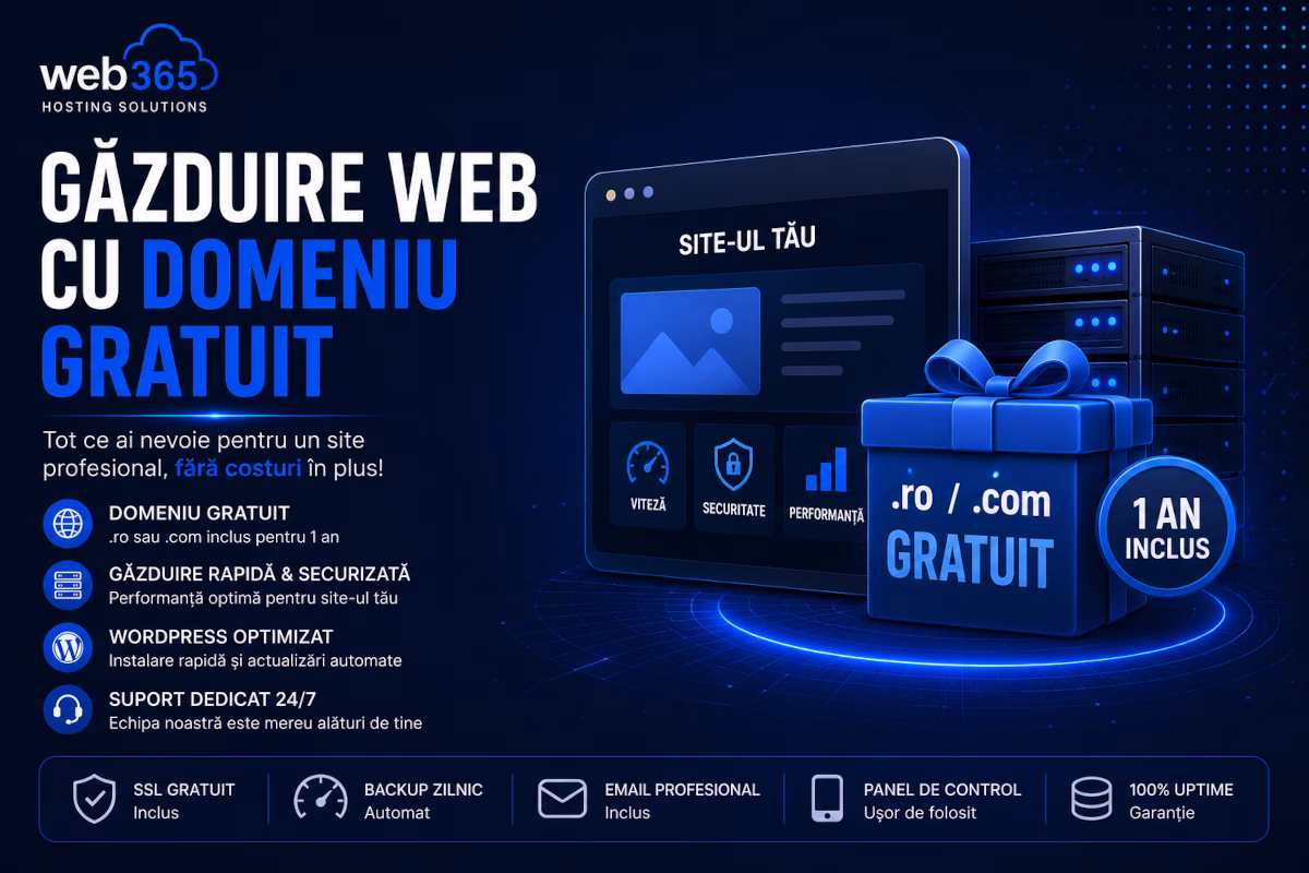 Găzduire web cu domeniu gratuit
